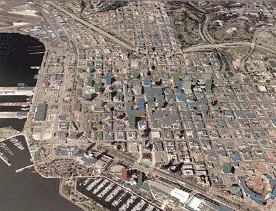 城市扩张 -San Diego from LIDAR